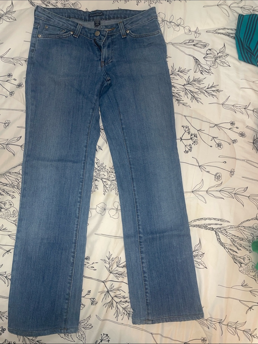 Boston Proper Women's Medium Blue Boot Cut Jeans